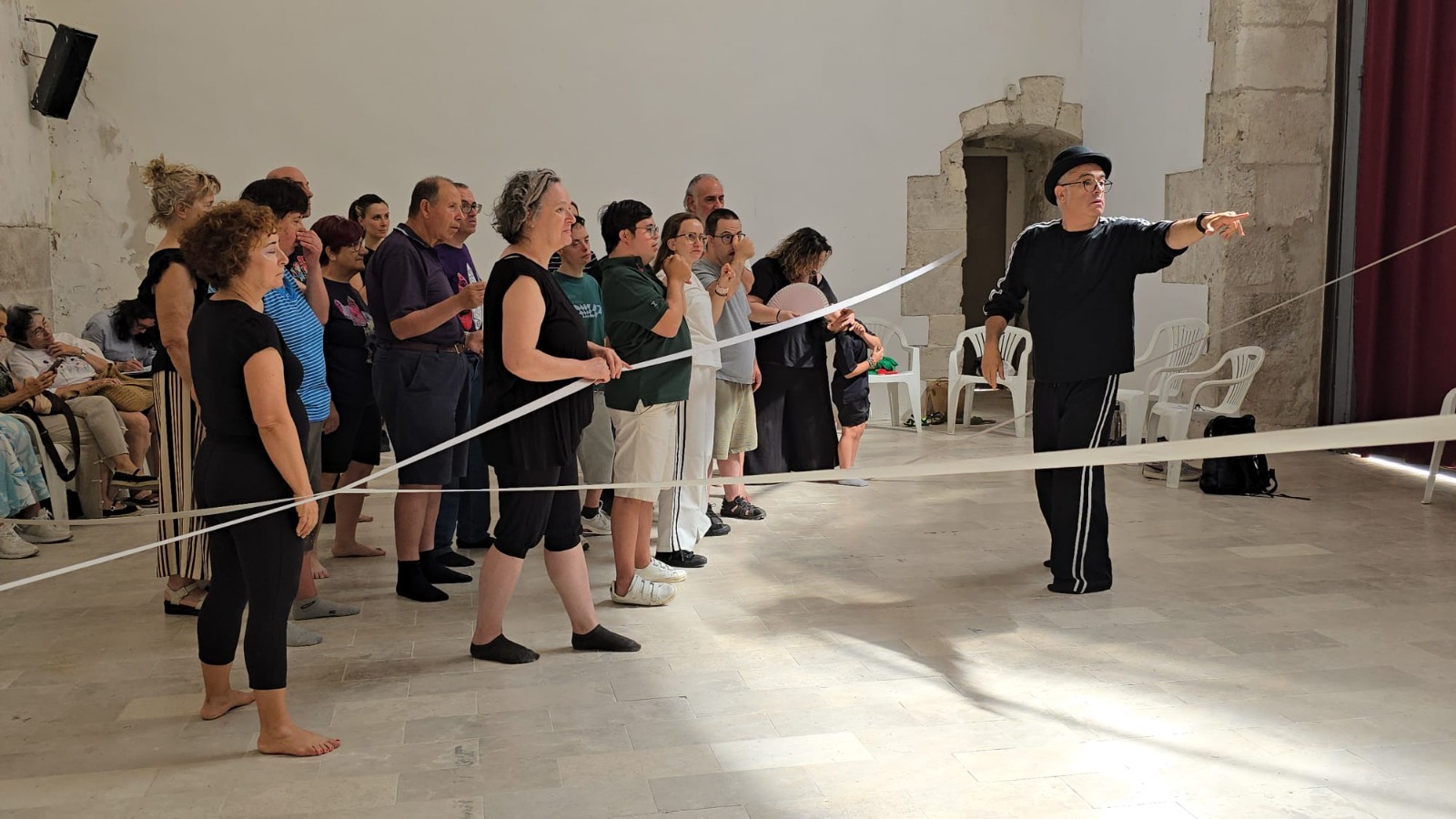 Ensayo de teatro inclusivo ANDA QUE ANDA